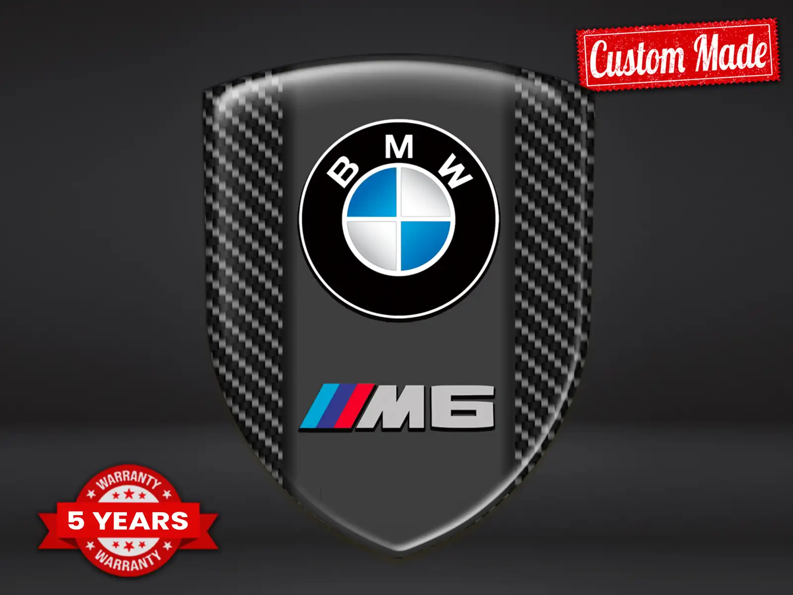 BMW Doming Aufkleber Auto Limitiert Stilvoll Design